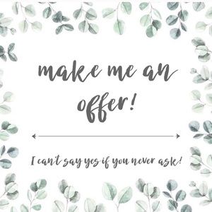 Offers are always welcome :)